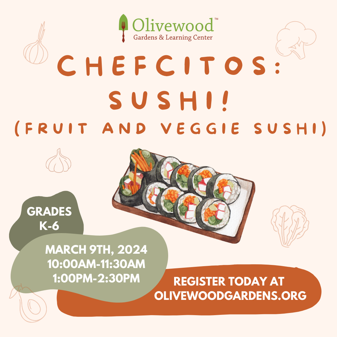 Chefcitos March: Sushi! 10am SOLD OUT