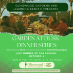 Garden at Dusk Dinner Series