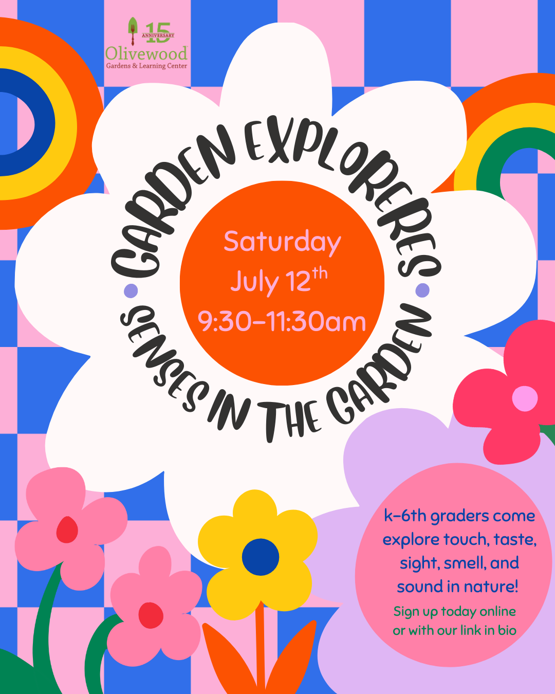Garden Explorers July: Senses!