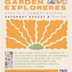 Garden Explorers August