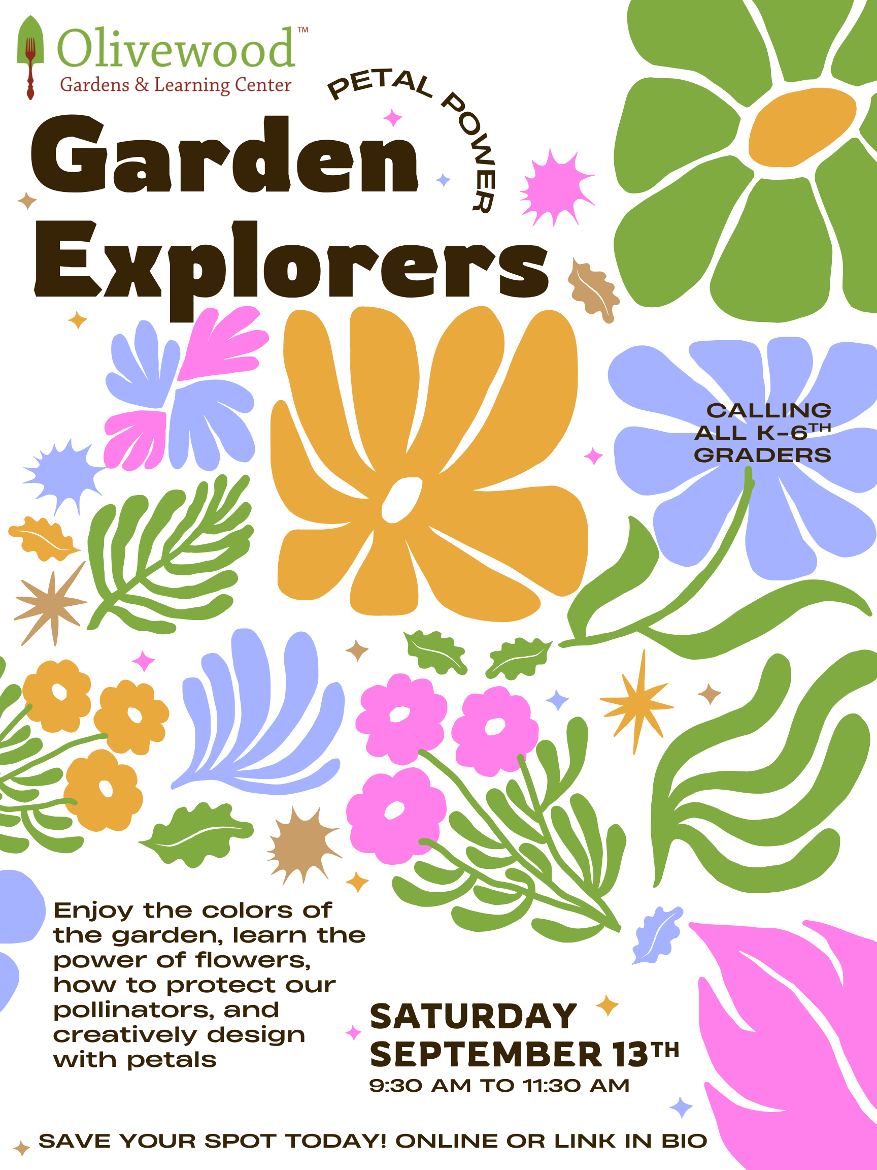 Garden Explorers September: Petal Power!