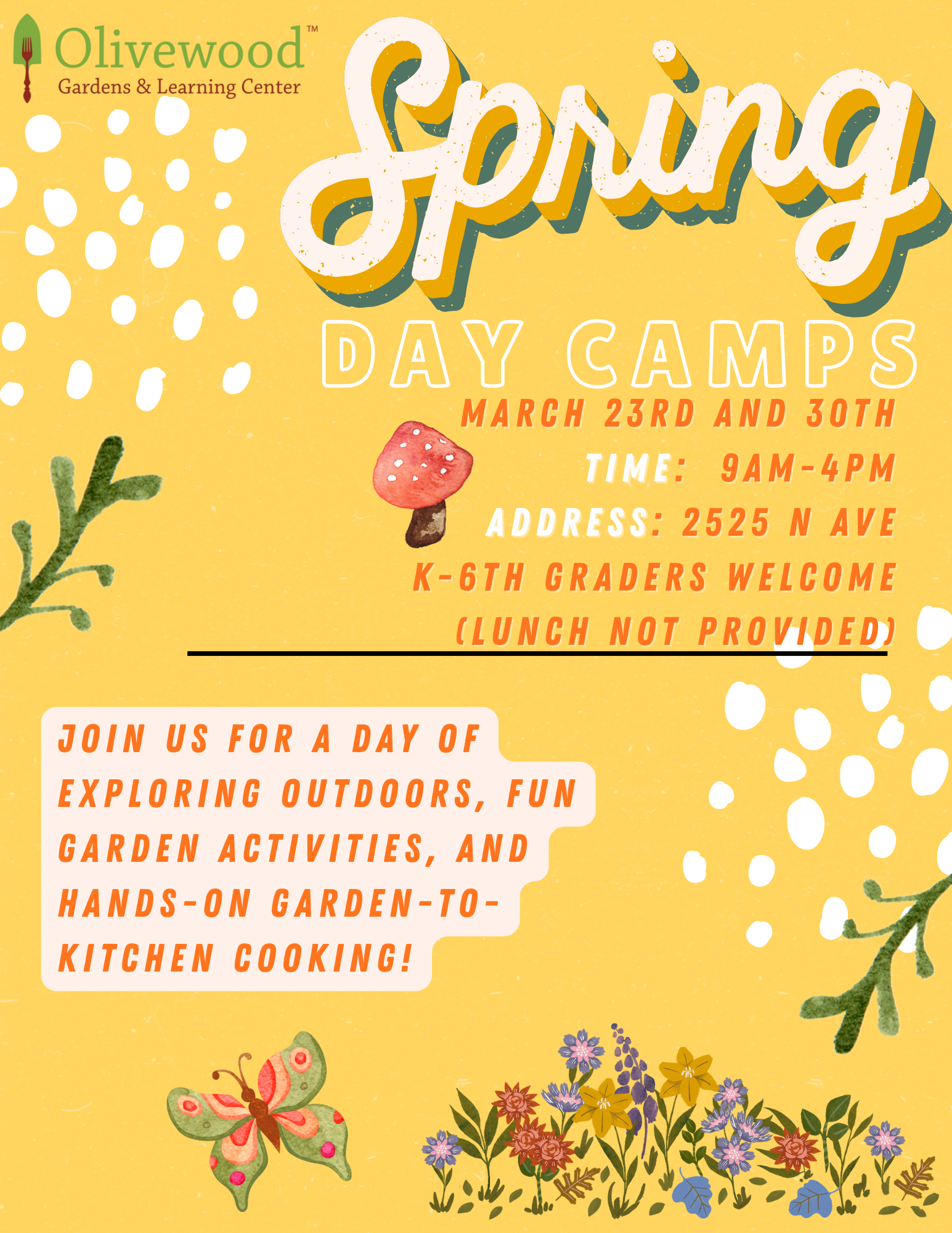 Spring Day Camp- March 30th