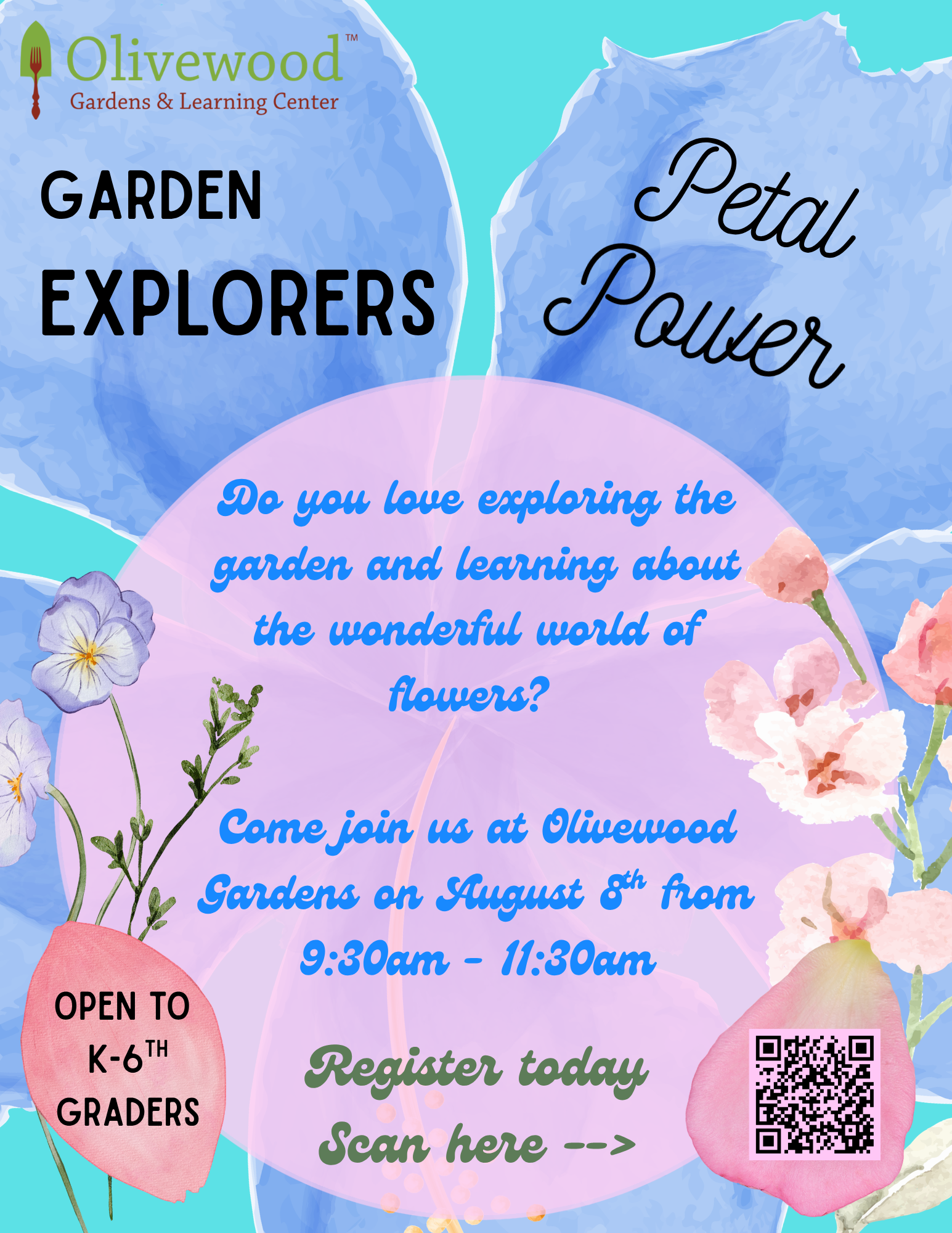 Garden Explorers August: Petal Power!