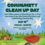 Community Clean Up Day at Olivewood Gardens