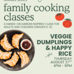 Family Cooking Class Summer Series: Veggie Dumplings & Happy Rice