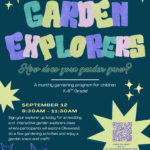 Garden Explorers September: How Does Your Garden Grow?