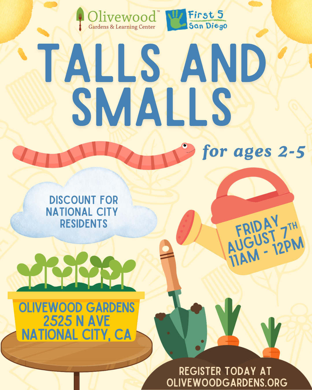 Talls & Smalls / Altos y Pequeños (8/7/26)