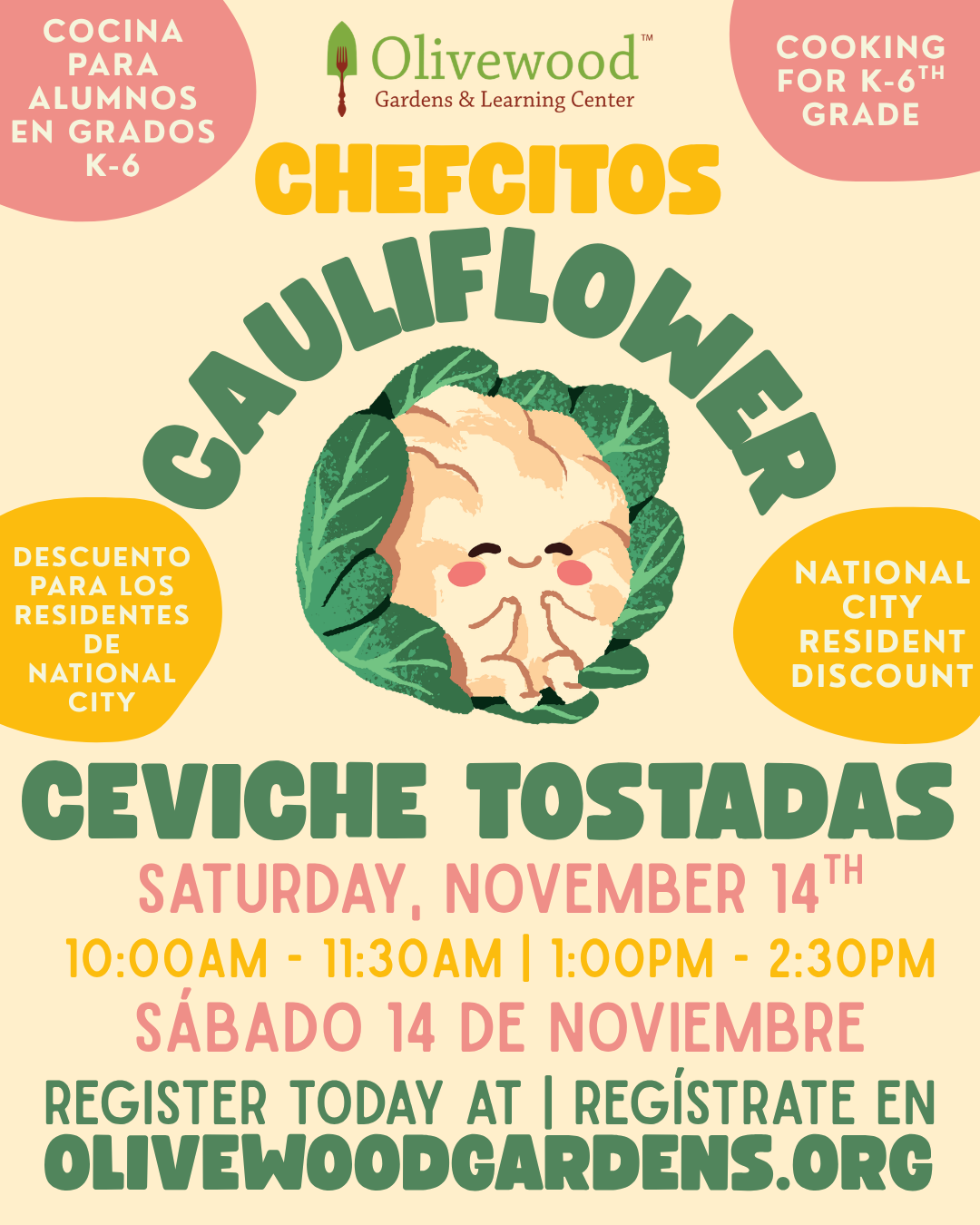 Chefcitos (November 14th, 2026 - 10AM)