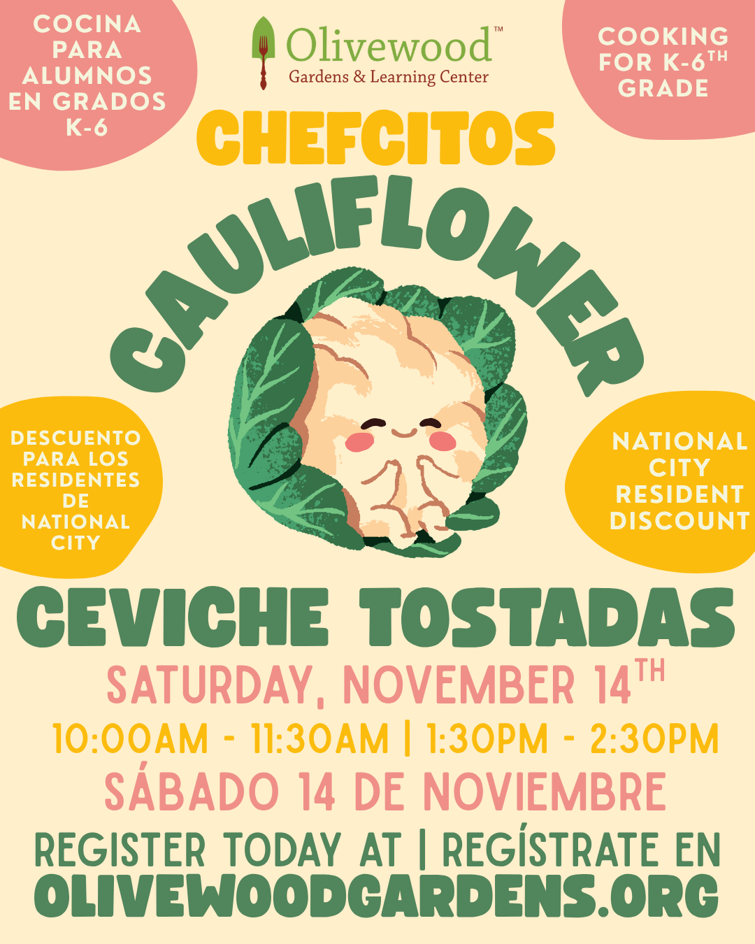 Chefcitos (November 14th, 2026 - 10AM)