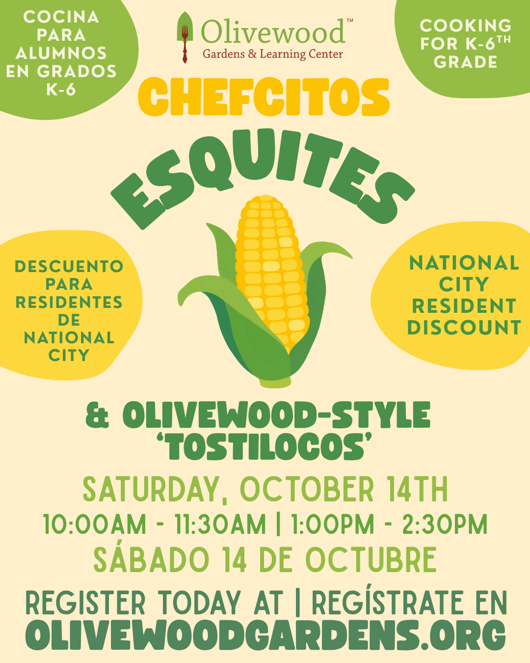 Chefcitos (October 10th, 2026 – 10AM)