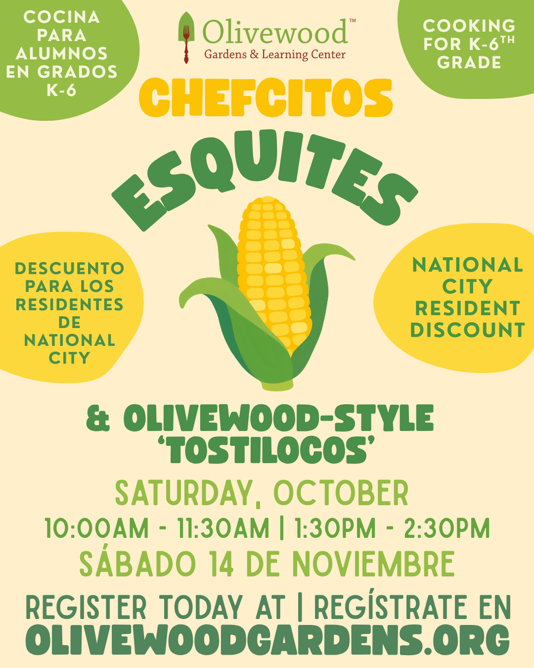 Chefcitos (October 10th, 2026 – 10AM)