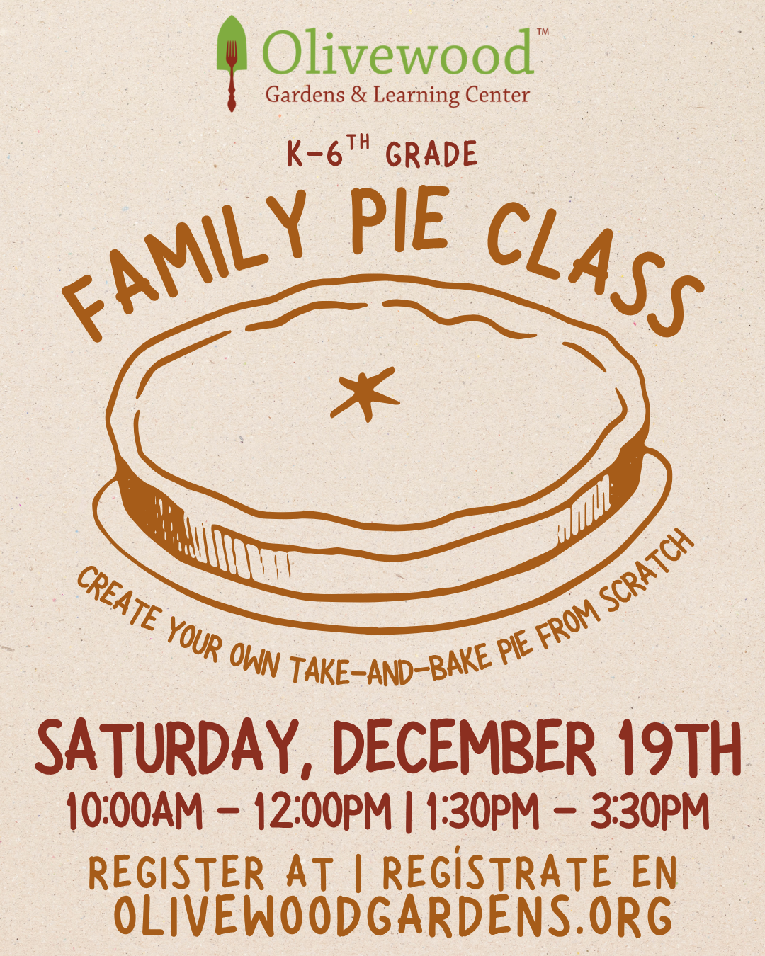 Family Pie Class (10am)