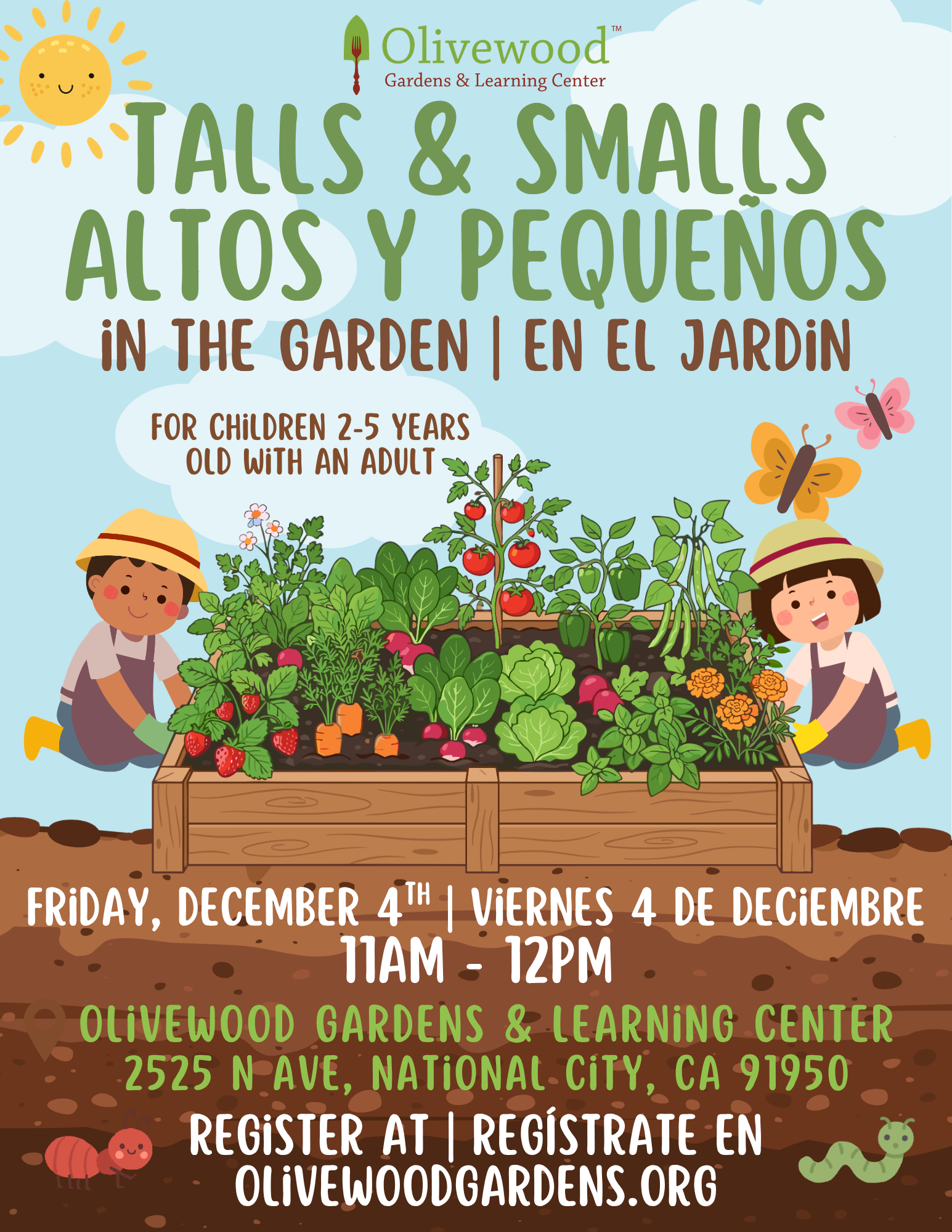 Talls & Smalls / Altos y Pequeños (12/4/26)